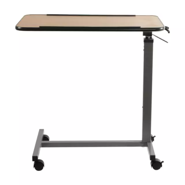 Betttisch Pflegetisch mit Rollen Tischplatte 76 x 38cm Schwenkbare Tischplatte