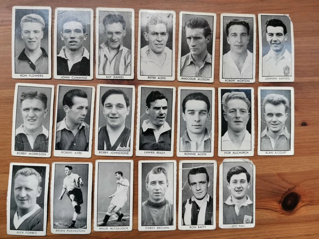 TRADE CARDS Thomson 1957 Football Stars - 20/48 Adventure/Hotspur