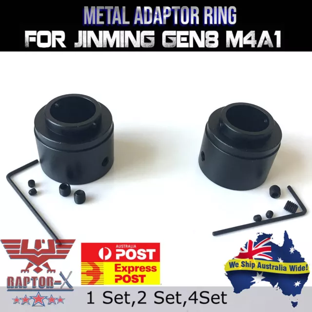 Upgrade Metal Fishbone Outtube Adaptor Ring JM Gen 8 J8 CYMA-M4 Gel Blaster Toy