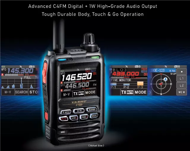 Yaesu FT-5D RTX C4FM / Fm 144/430 GPS Et Bluetooth 100158