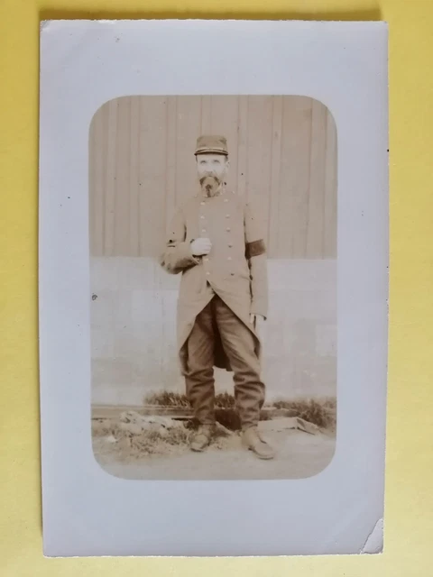CARTE POSTALE PHOTO GUERRE 1916 MILITAIRE SOLDAT Uniforme du 136ème