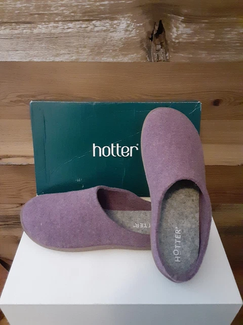HOTTER WOMEN S SLIPPERS genuine sheepskin Skye raspberry size 6