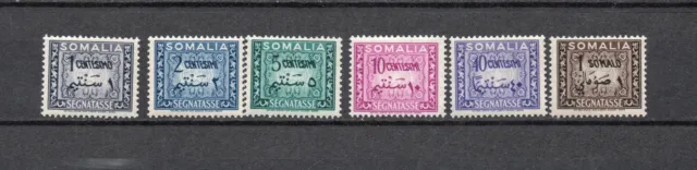 Somalia AFIS, 1950, Segnatasse, (serie cpl 6)**
