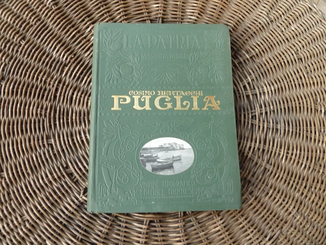 PUGLIA COSIMO BERTACCHI La Patria Geografia D'italia Utet 1926 EUR 18