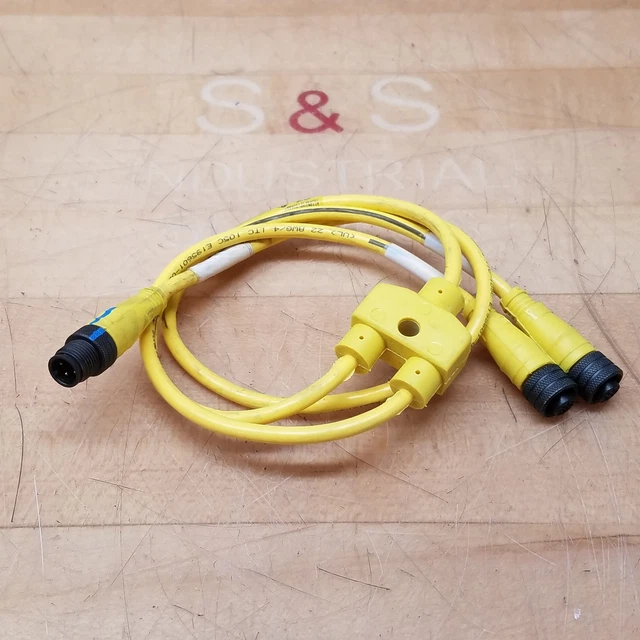 Molex 884F30K05M05M03 Line Splitter, 4 Pole, Male to 2 Female - USED