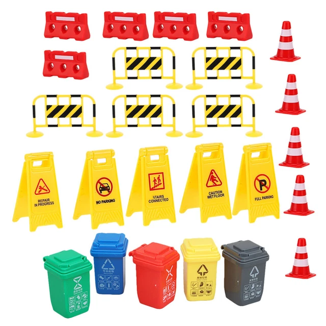 Modello giocattolo da trasporto mini cono guida piccolo cono guida cono stradale bambino