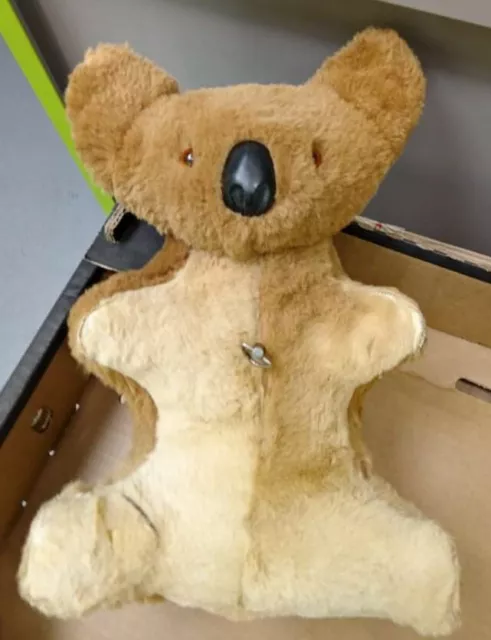 Vintage Musical Australian Koala Bear Wind Up Toy Plays Waltzing Matilda