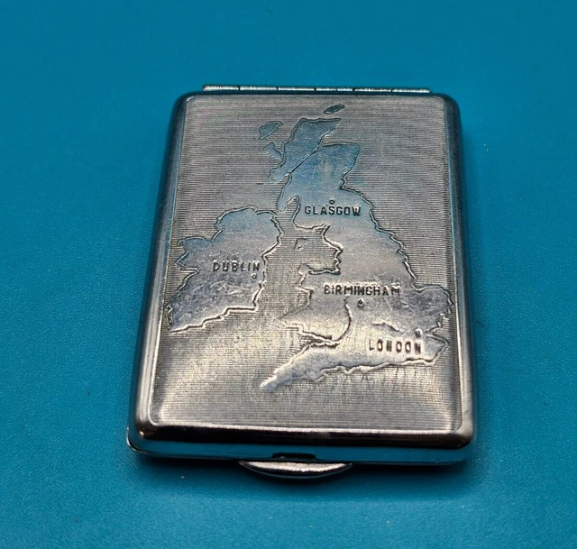 RARE VINTAGE COLLECTABLE Matchbox With Map of ENGLAND & Matches Art ...