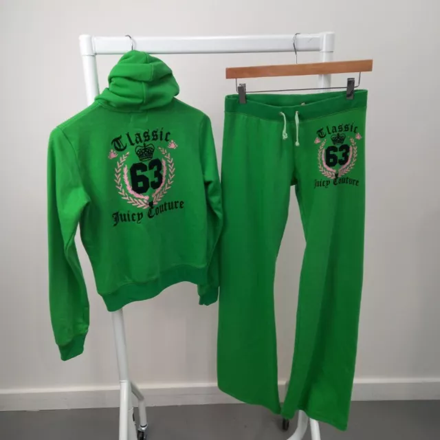 Juicy Couture Tracksuit Size Large Kids Green Y2K -RMF02-CN