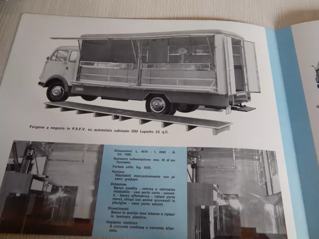 Brochure Originale Allestimento Robbiese Camion Om Lupetto Depliant Prospekt 3