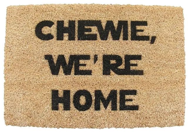 Star Wars Inspired Chewie Home Welcome Coir Door Mat Fan Warming Gift Present