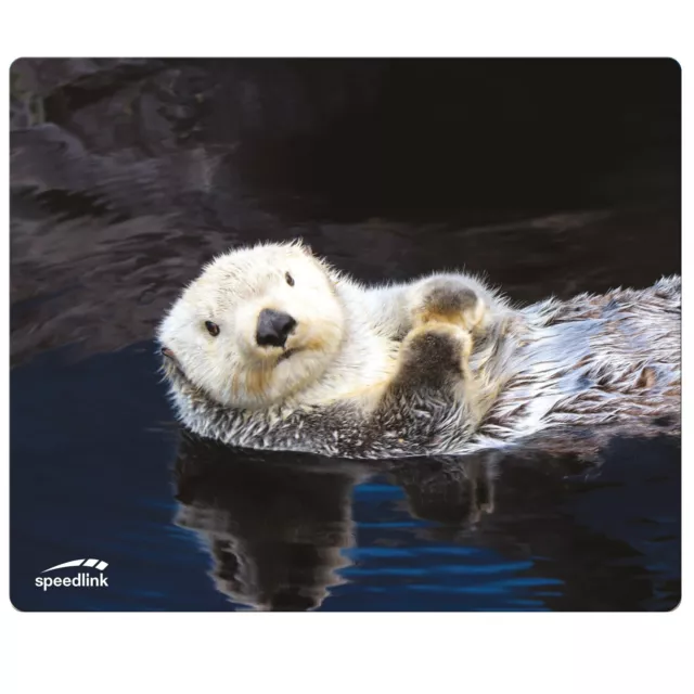 Speedlink Silk Mouse-Pad Otter Maus-Pad Tier-Motiv Tier-Baby flach 1,5mm dünn