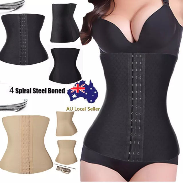 Women Body Shaper Slimming Waist Trainer Cincher Tummy Belt Corset Belly Girdle