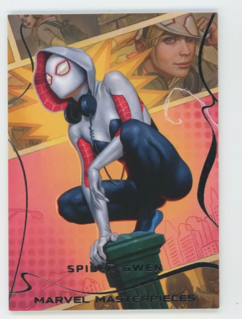 2022 Upper Deck Marvel Masterpieces Base Card Level 3 #81 Spider-Gwen #963/999