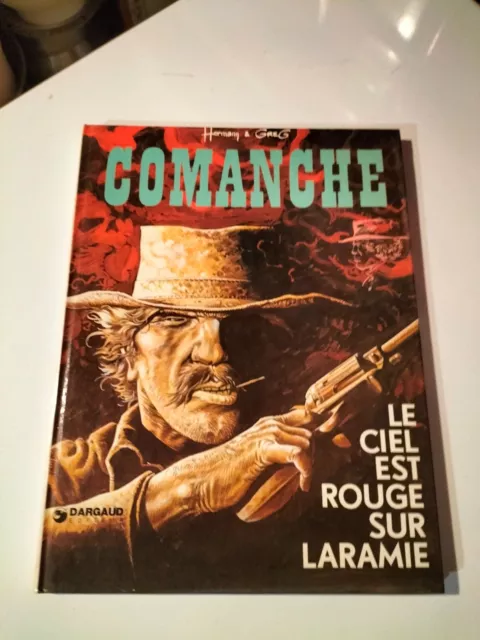 Eo 1975 Comanche T 5 Le Ciel Est Rouge Sur Laramie Par Hermann Greg Dargaud (L8)