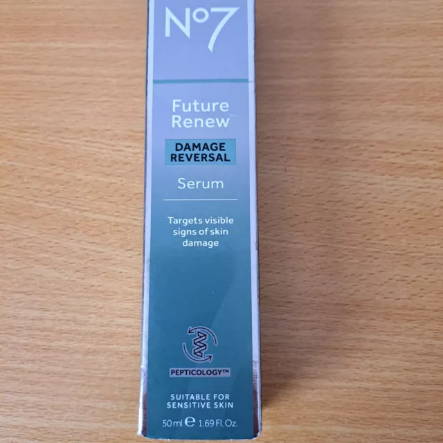 No7 Future Renew Damage Reversal Serum 50ml Brand New