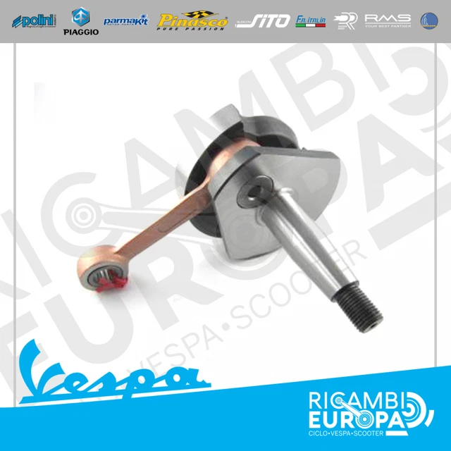 Vespa PK 50 XL Tuning Kit - 130cc Cylinder + 20mm Conical Crankshaft + Bearings