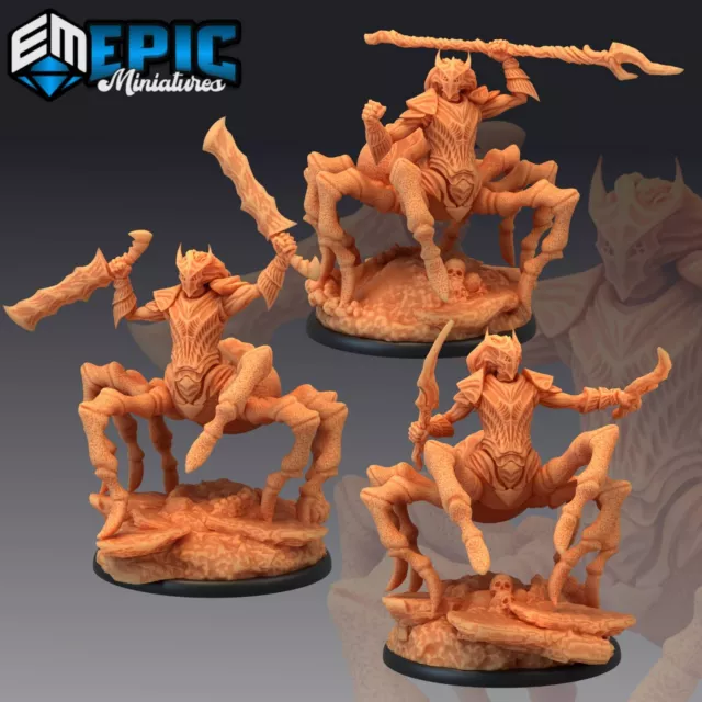 Epic Miniatures Fantasy 28mm- DARK ELF SPIDER Dungeons and Dragons DnD Miniature