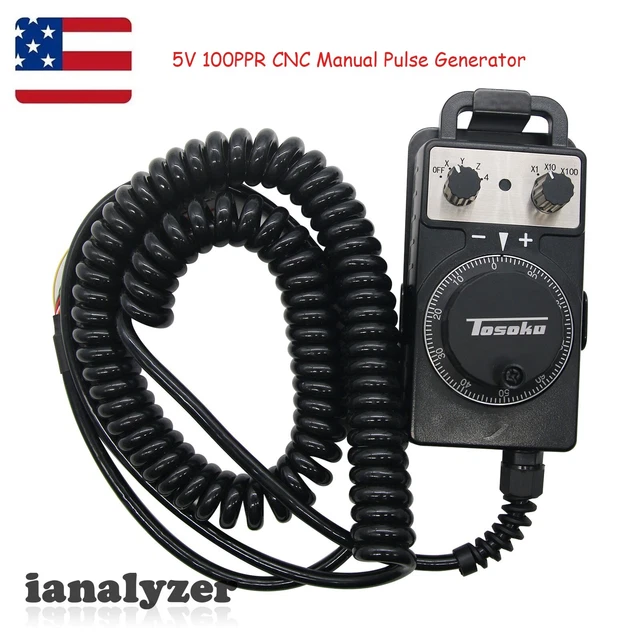CNC Handwheel Manual Pulse Generator 100PPR TOSOKUHC115 for Fanuc System US