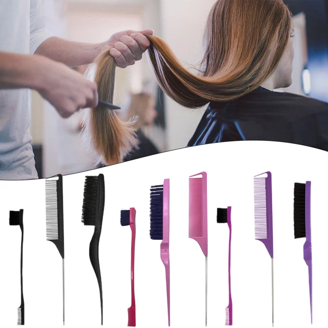 Hair Styling Comb Set Teasing Hair Comb Tail Edge Brush for Men and practical