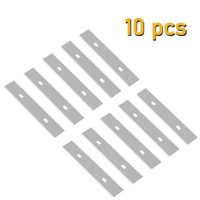 10Pcs Scraper Blades Replacement For Floor Shovel Blade Ceramic Cleaner 100x18mm