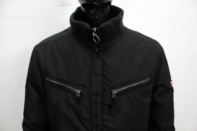 Peuterey Uomo Giubbotto Taglia L Nero Giacca Invernale Giubbino Coat Jacket Logo 2