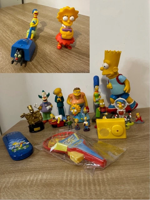 Simpsons Rarest Simpsons Toy SIMPSONS BURGER KING Kids Meal Vintage Collectors Toys Bundle BART ‘97 ...