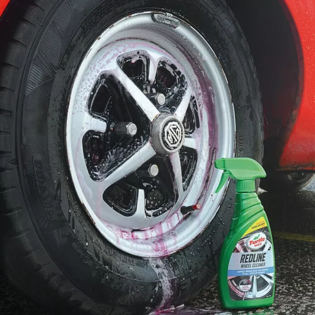 Pulitore Detergente per Cerchi in Lega 500ml Turtle Wax Redline Ruote in Acciaio 2