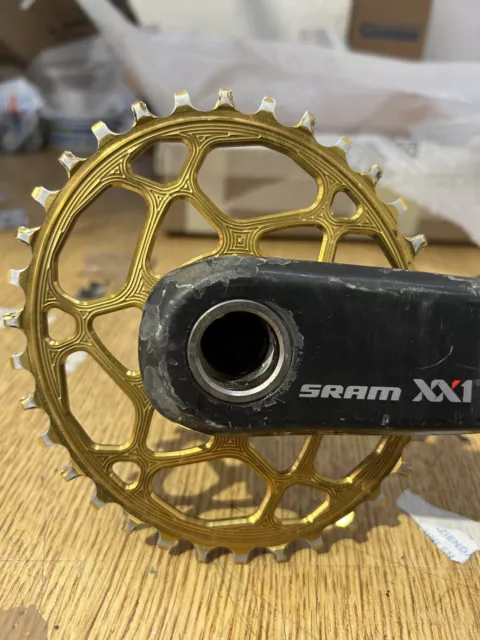 Guarnitura monocorona mtb SRAM XX1 Carbonio 11 12 v velocita GXP 24 mm corona 34