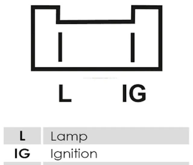 Régulateur pour alternateur  remplace valéo yv1652 / ym1652 / yl155 / yl154 2