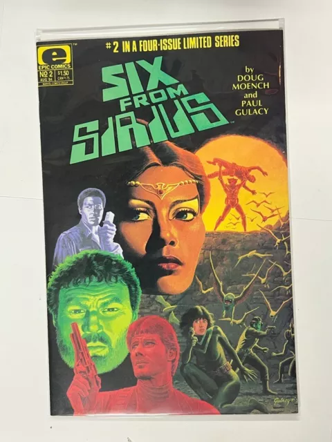 Six From Sirius #2 Comic 1984 Doug Moench Paul Gulacy Marve Epic Comics | Combin