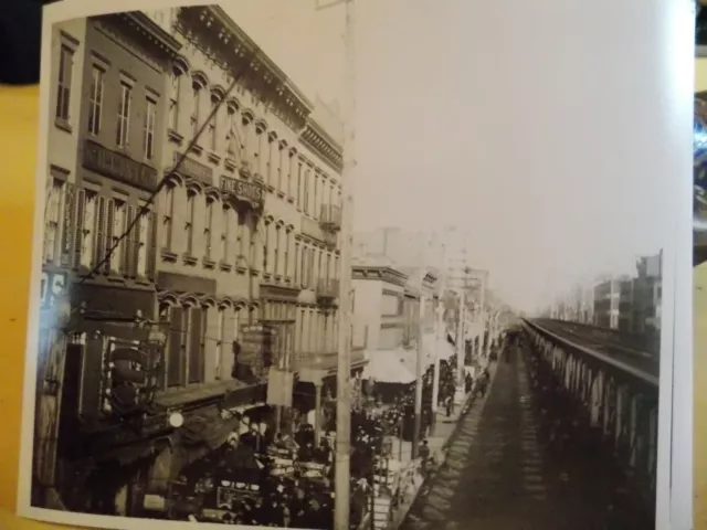 1889 6 Av & W 15 St Subway EL NYC New York City Photo 8 x 10 WOW!!!!