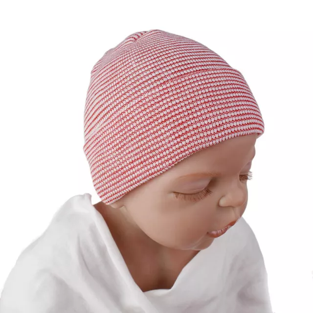 Newborn Baby Cotton Bow Soft Stretchy Hospital Hat Beanie Infant Girl Bo
