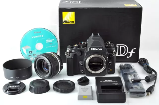 Nikon Df 16.2MP DSLR Black + AF-S 50mm f1.8G Special Edition [Near MINT in Box]^