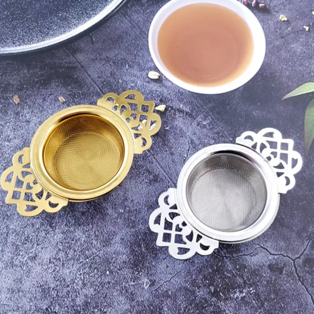 Diffuseur à thé en acier inoxydable 2 pièces Infuseur à thé - Tisane -  Filtre à thé en acier inoxydable avec passoire à thé en acier inoxydable