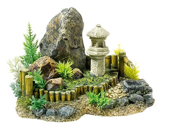 Japanese fish deals tank decorations