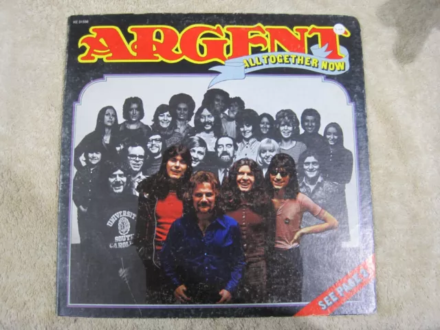 Argent All Together Now vinyl LP