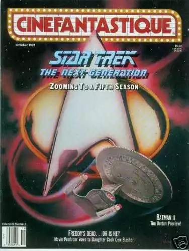 Cinefantastique Vol.22 # 2 (Star Trek NG) (USA, 1991)