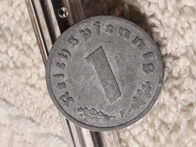 WW2 German 1 Pfennig Zinc Coin 2