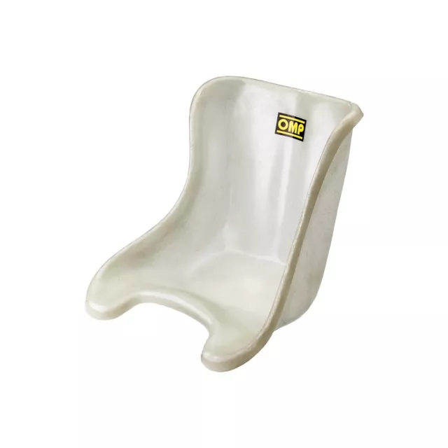 OMP Fibreglass Kart Karting Seat White  Flat Bottom Design / Rotax TonyKart