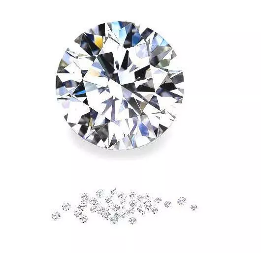 Natural Fine Diamond Melee - Round - SI1-SI2 - F-G - Precision Cut - Africa