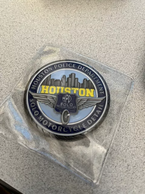 houston police challenge coin