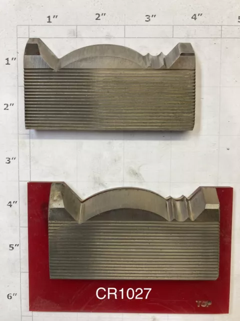 5/16 Corrugated High Speed Steel Molding Knives - Crown Molding Profile -