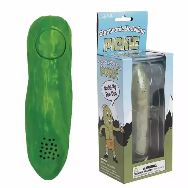 Electronic Yodelling Pickle joke Novelty Toy Great Gift Gift Birthday Present