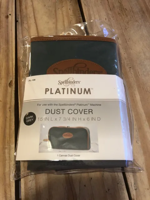 Spellbinders Dust Cover for Platinum Machine *Dark Grey *PL-108 2