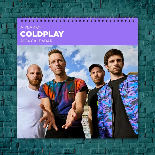 COLDPLAY CALENDAR 2024 Coldplay 2024 Celebrity Wall Calendar