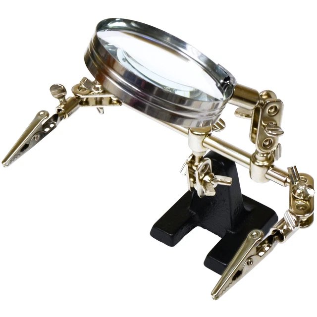 Elenco Helping Hands with 2 .5 Magnifying Glass | Work Bench Must Have |