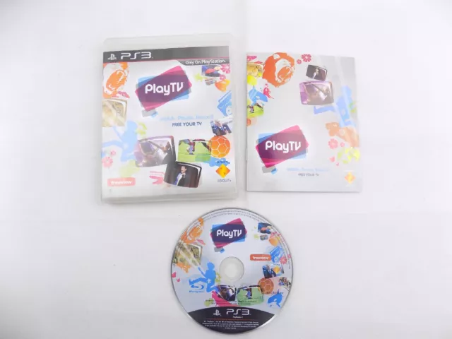 Mint Disc Playstation 3 Ps3 PlayTV Play TV - Inc Manual Free Postage