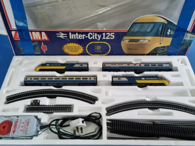 RARE Vintage Lima Inter City 125 Train Model & Rail Track Set Read Description