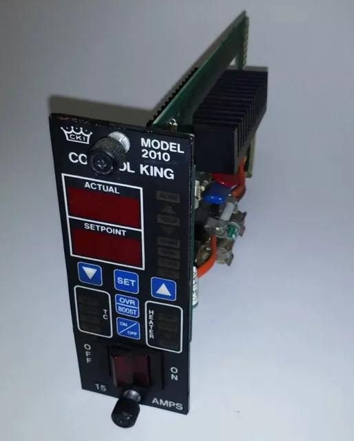CONTROL KING 102-660 MODEL 2010 PID Hot Runner Temperature Controller - Works!